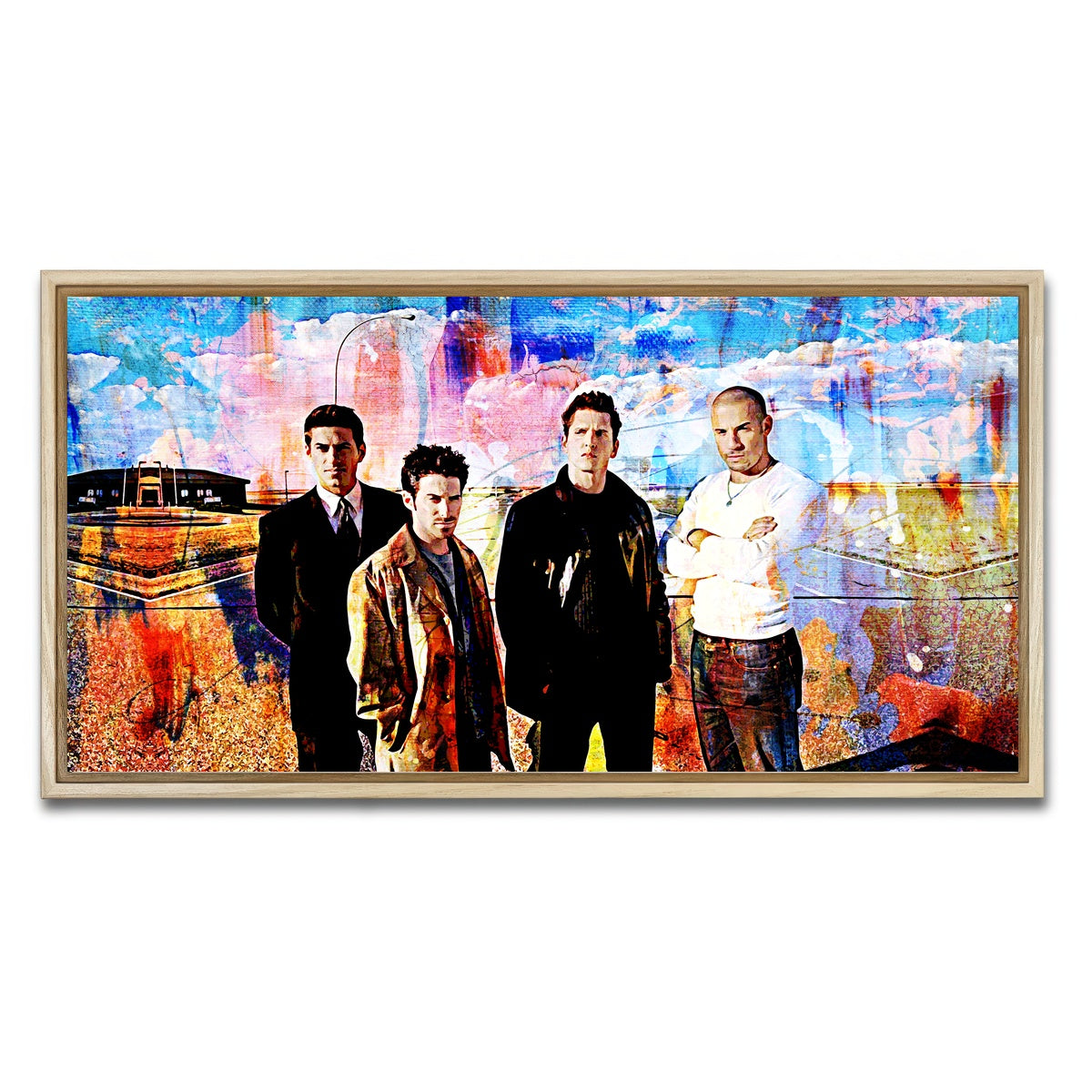 AUTO-MOCKUP WHITE | Knockaround Guys | 1 Piece | Natural Framed Canvas | group=2x1