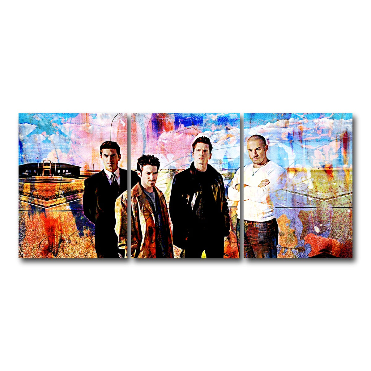 AUTO-MOCKUP WHITE | Knockaround Guys | 3 Piece | Gallery Wrap Canvas | group=18x24