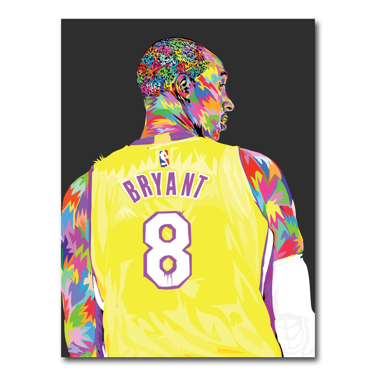 AUTO-MOCKUP WHITE | Kobe 2 | 1 Piece | Gallery Wrap Canvas | group=3x4