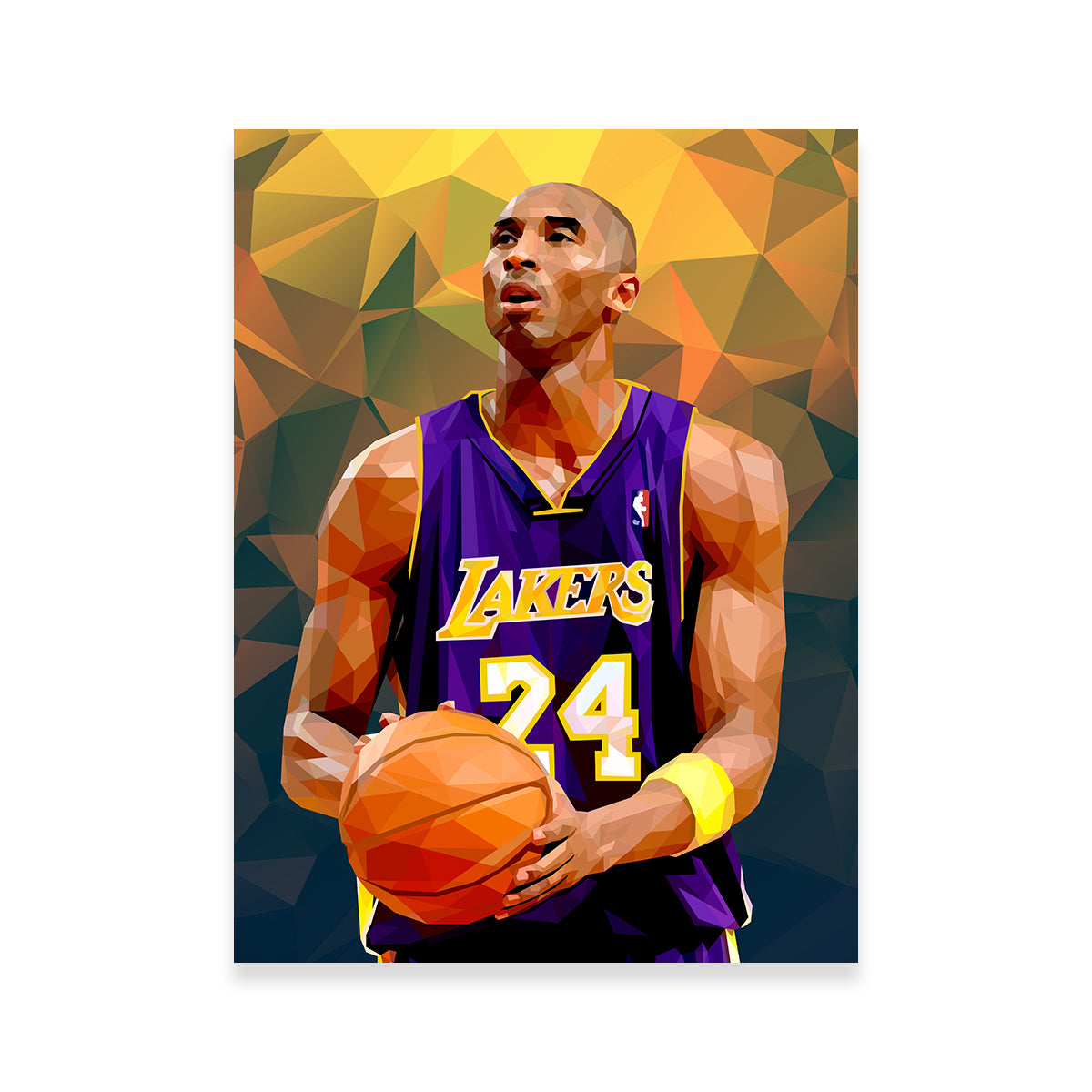 Kobe Orange Wall Art