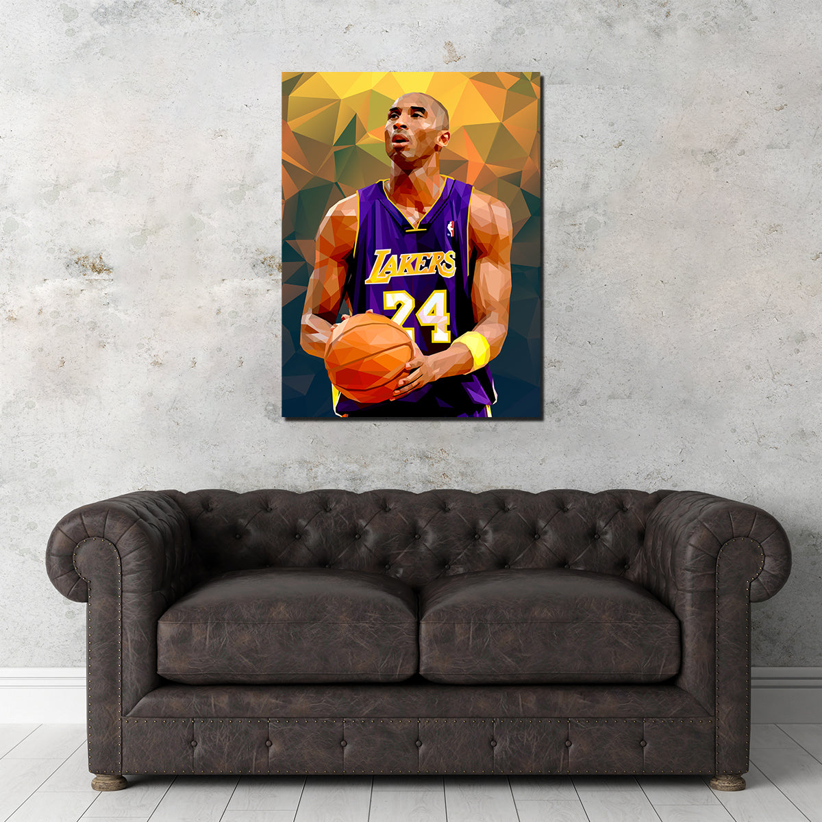 Kobe Orange Wall Art