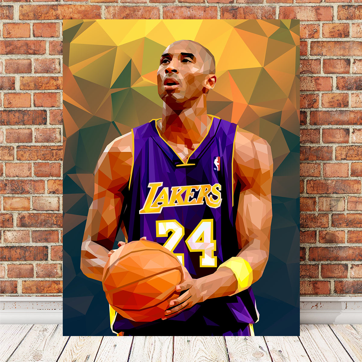 Kobe Orange Wall Art