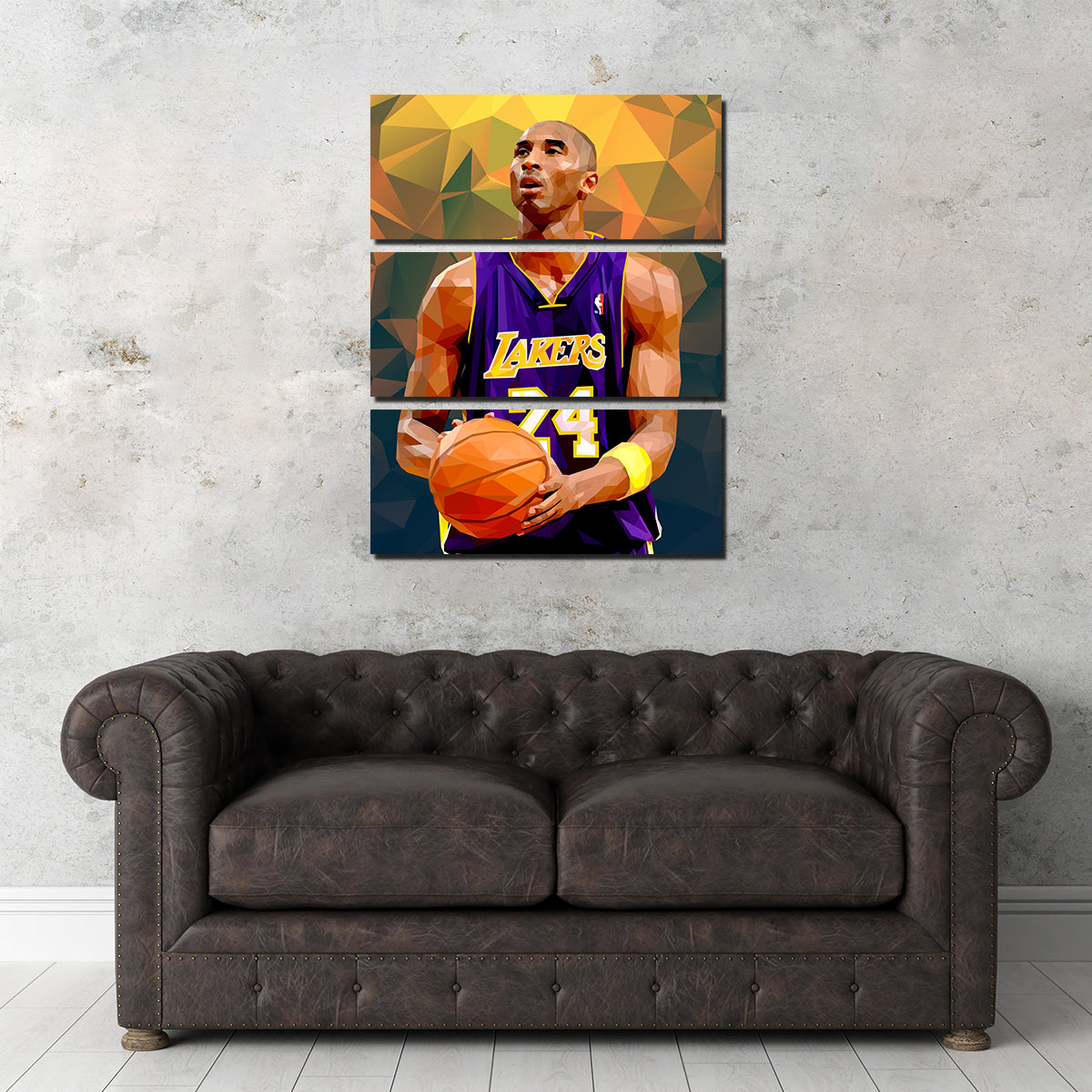Kobe Orange Wall Art