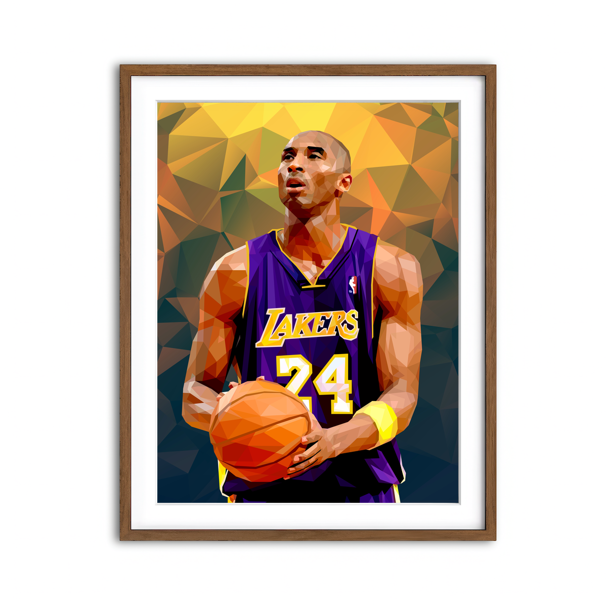 Framed Print 3x4 Walnut