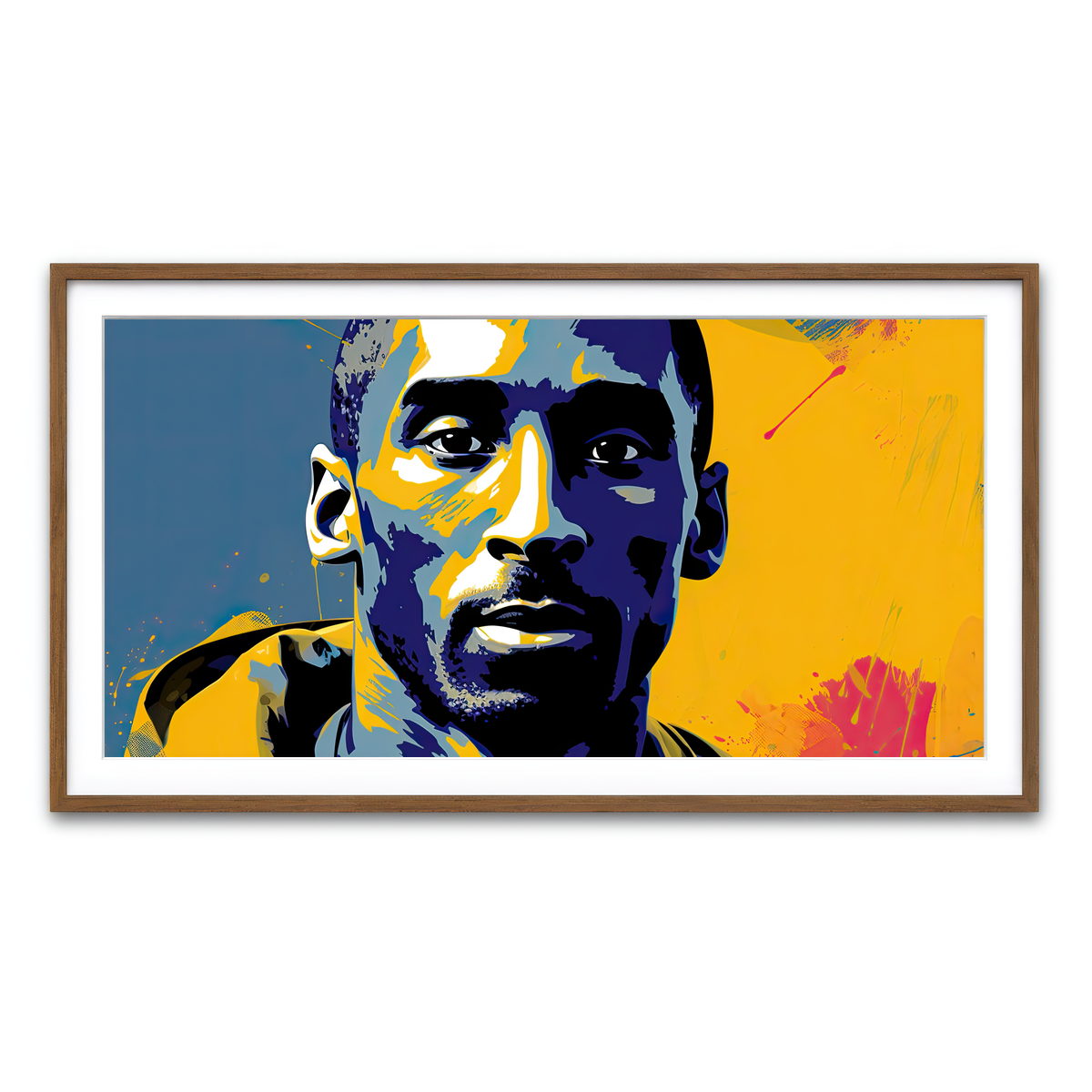 Framed Print 2x1 Walnut