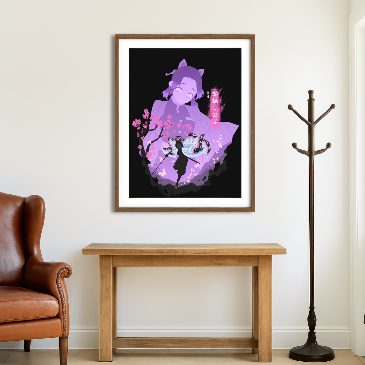 AUTO-MOCKUP ROOM | Kocho Shinobu Wall Art