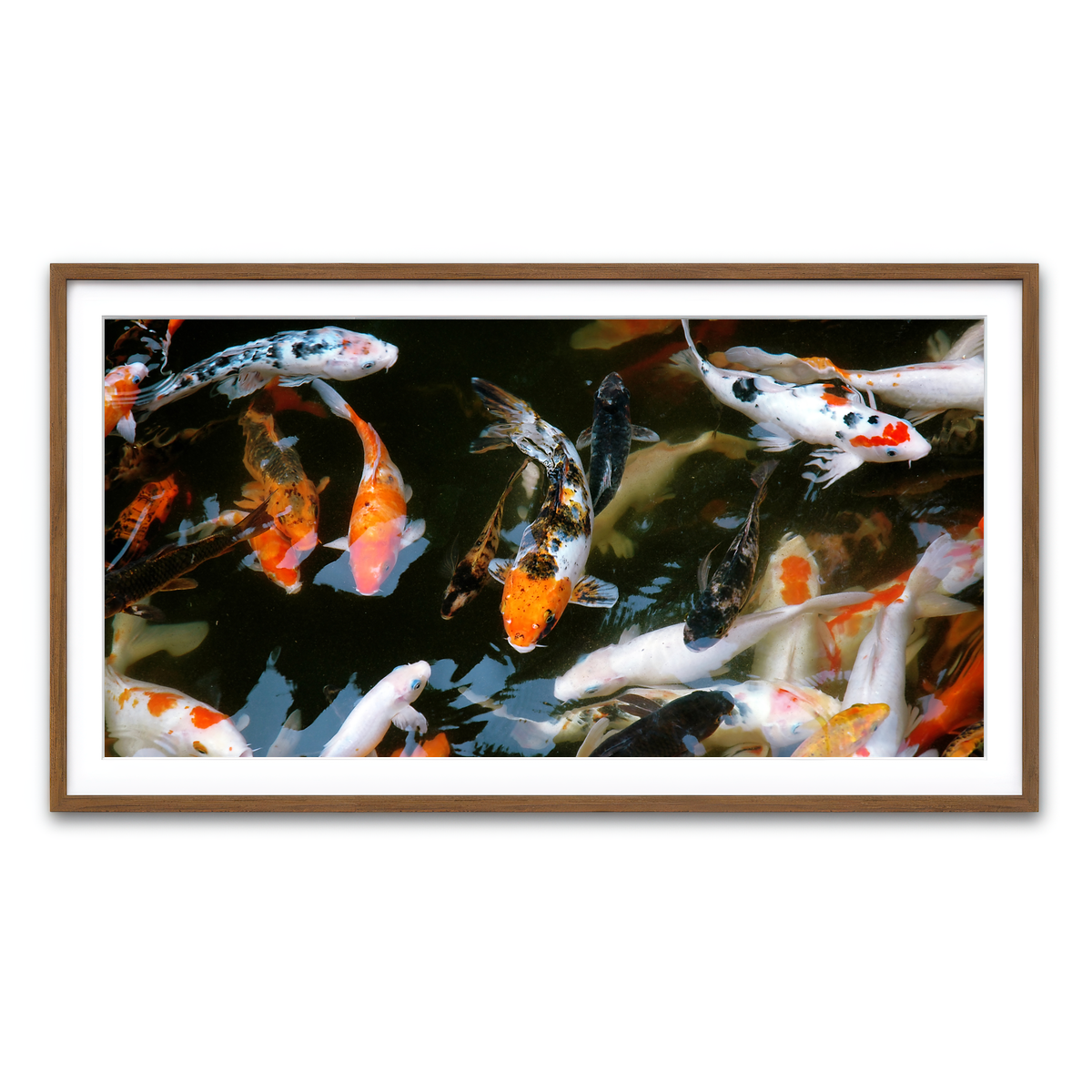 Framed Print 2x1 Walnut