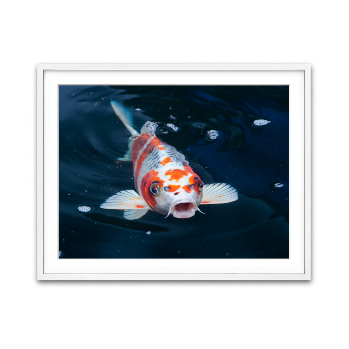 Framed Print 4x3 White