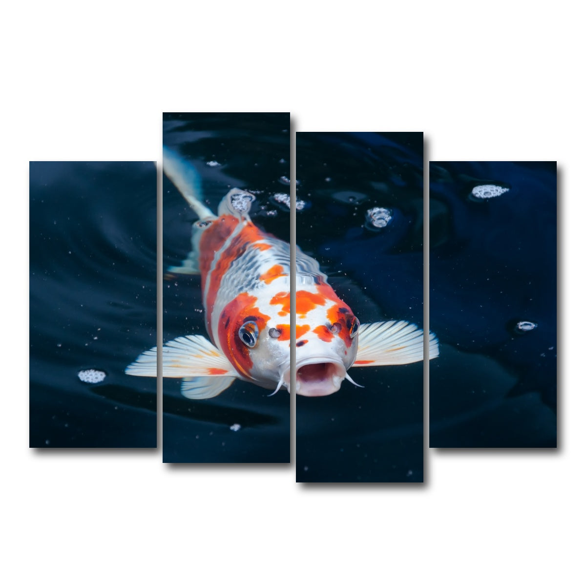 AUTO-MOCKUP WHITE | Koi | 4 Piece | Gallery Wrap Canvas | group=4_normal