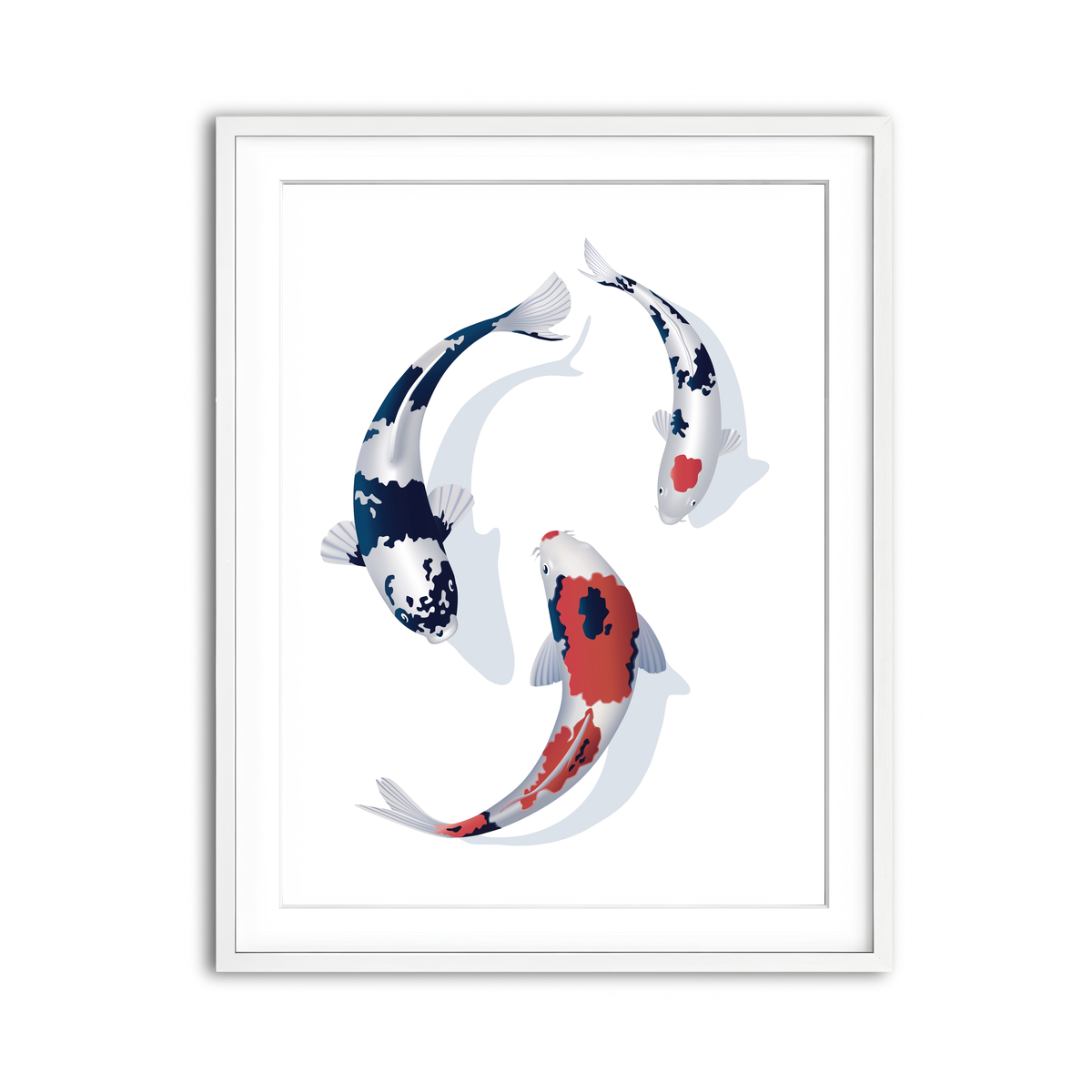 Framed Print 3x4 White