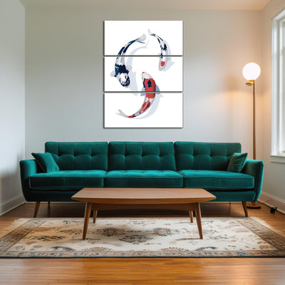 AUTO-MOCKUP ROOM | Koi fish trio