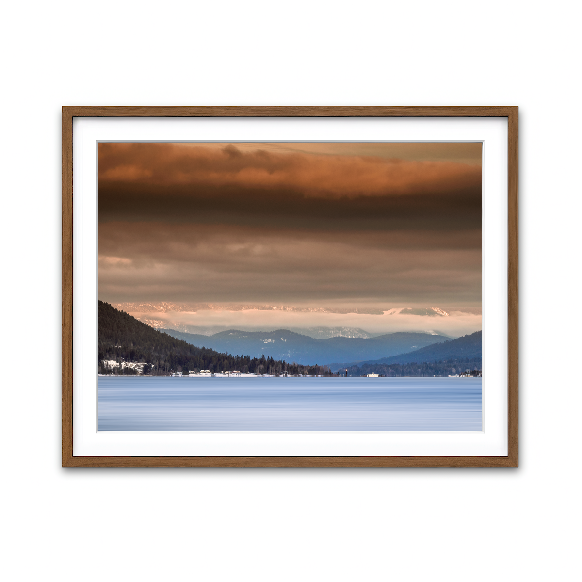 Framed Print 4x3 Walnut