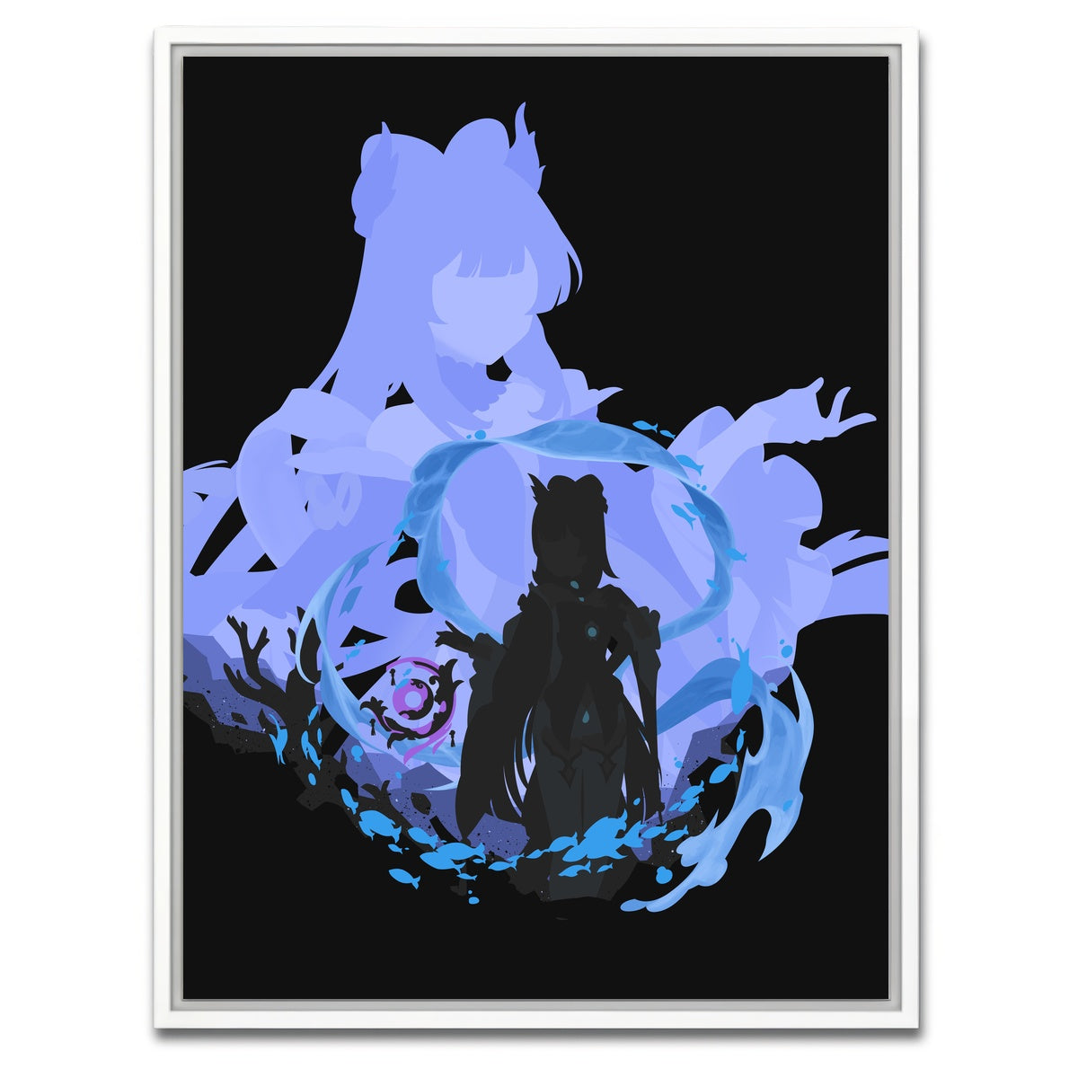 AUTO-MOCKUP WHITE | Kokomi | 1 Piece | White Framed Canvas | group=3x4