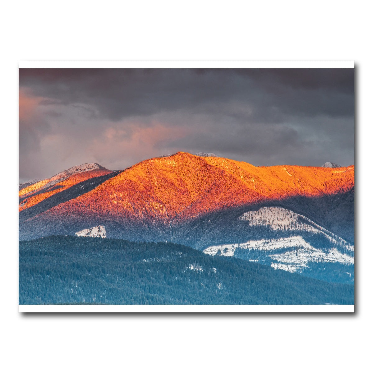 AUTO-MOCKUP WHITE | Kootenay Peaks | 1 Piece | Gallery Wrap Canvas | group=4x3