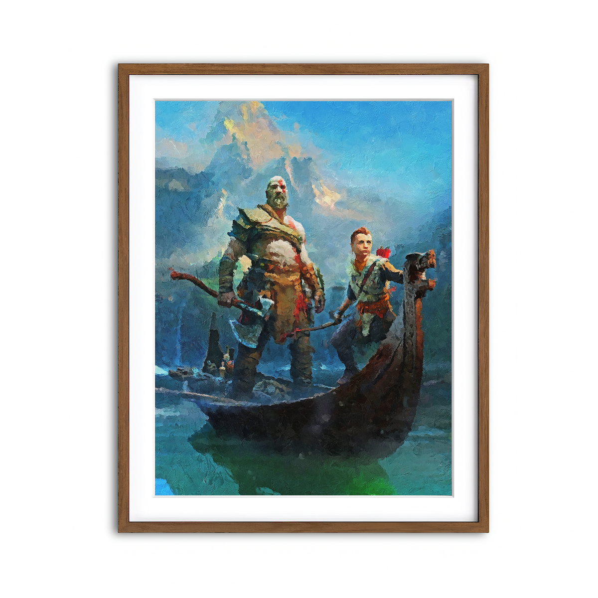 Framed Print 3x4 Walnut