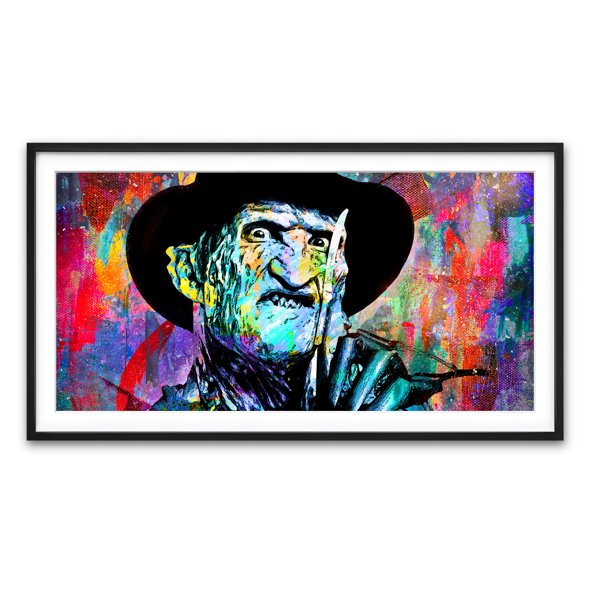 Framed Print 2x1 Black