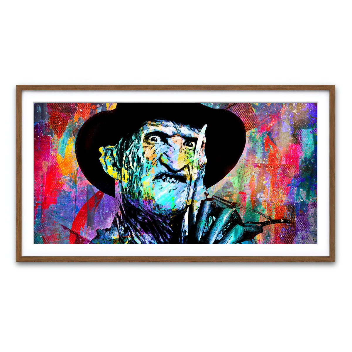 Framed Print 2x1 Walnut