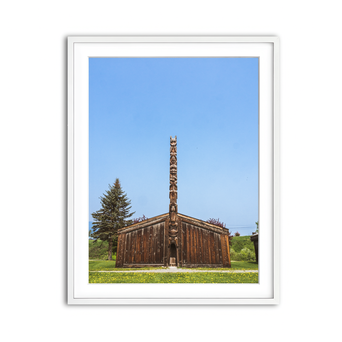 Framed Print 3x4 White