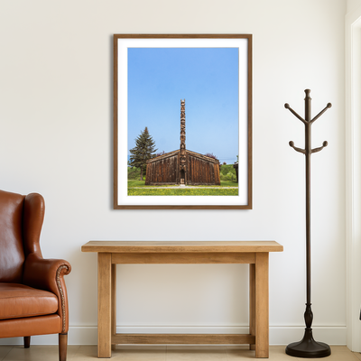 AUTO-MOCKUP ROOM | Ksan First Nations Canada 1 Wall Art