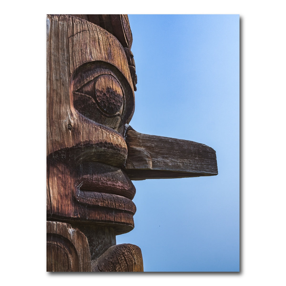 AUTO-MOCKUP WHITE | Ksan First Nations Canada 2 | 1 Piece | Gallery Wrap Canvas | group=3x4