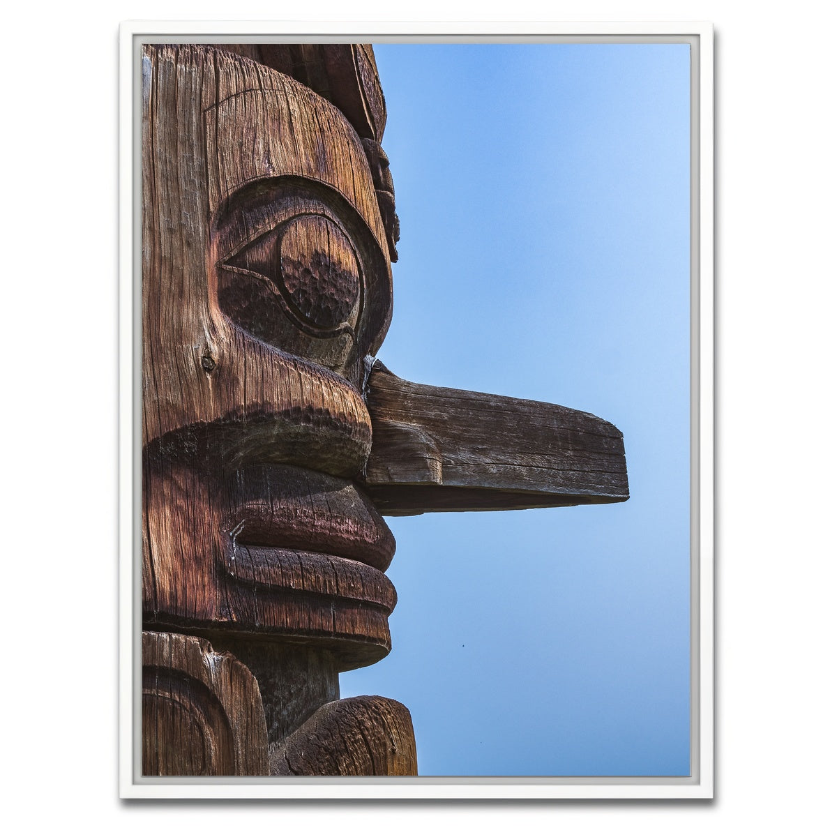 AUTO-MOCKUP WHITE | Ksan First Nations Canada 2 | 1 Piece | White Framed Canvas | group=3x4