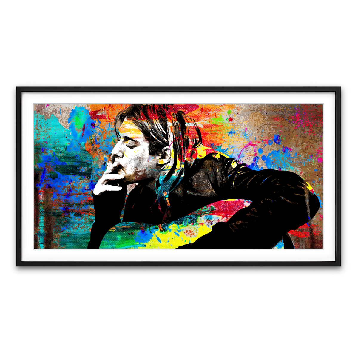 Framed Print 2x1 Black