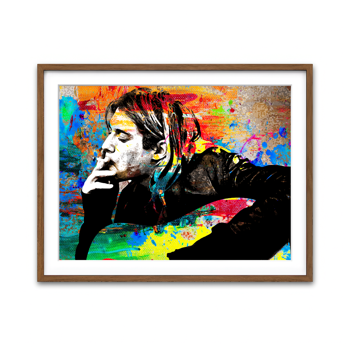 Framed Print 4x3 Walnut