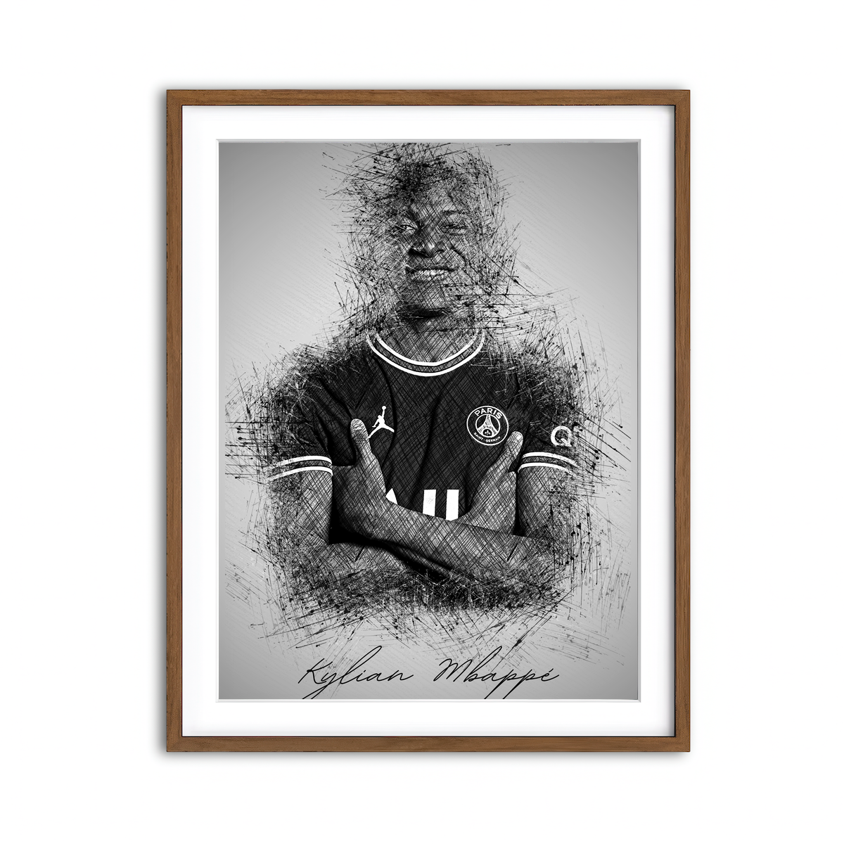 Framed Print 3x4 Walnut