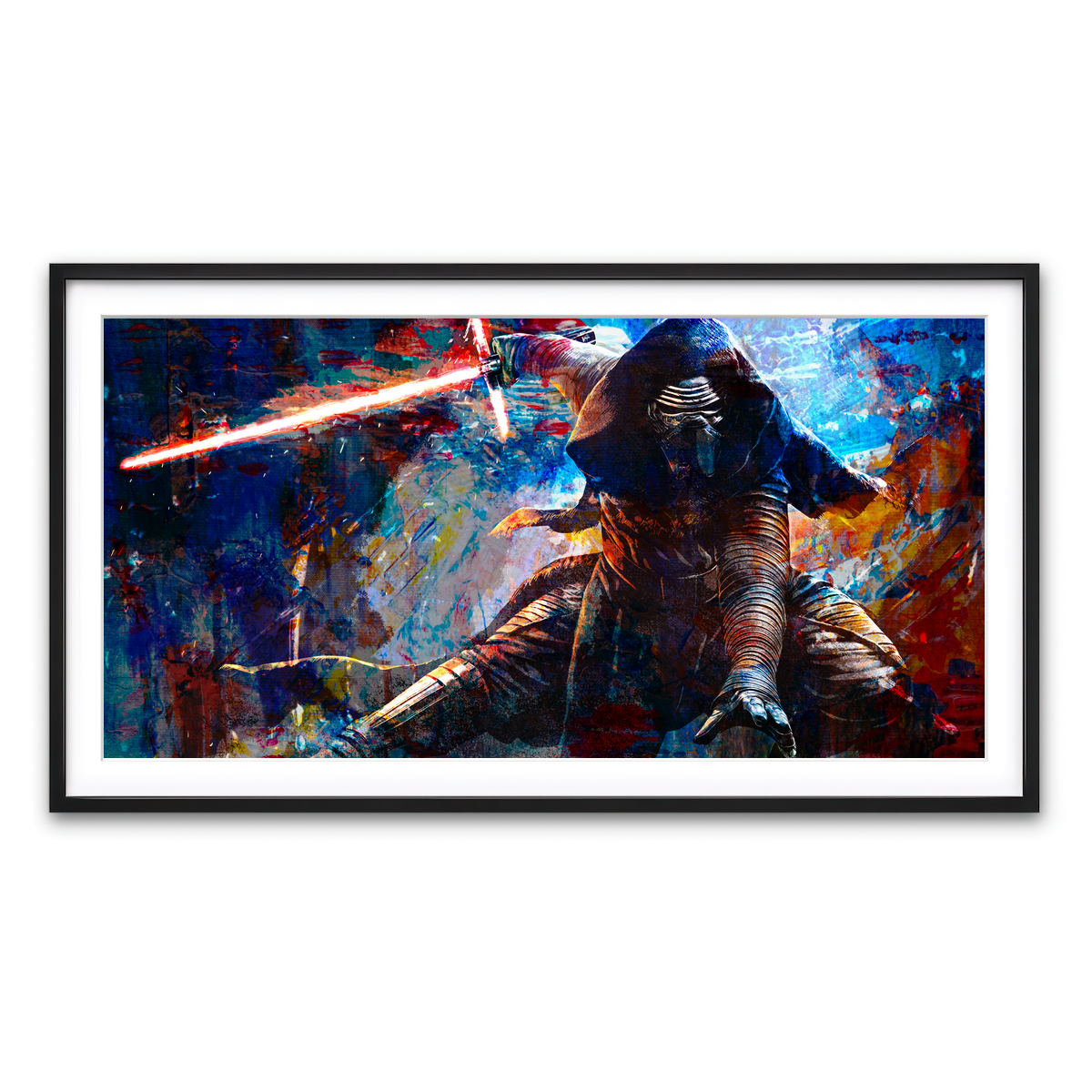 Framed Print 2x1 Black