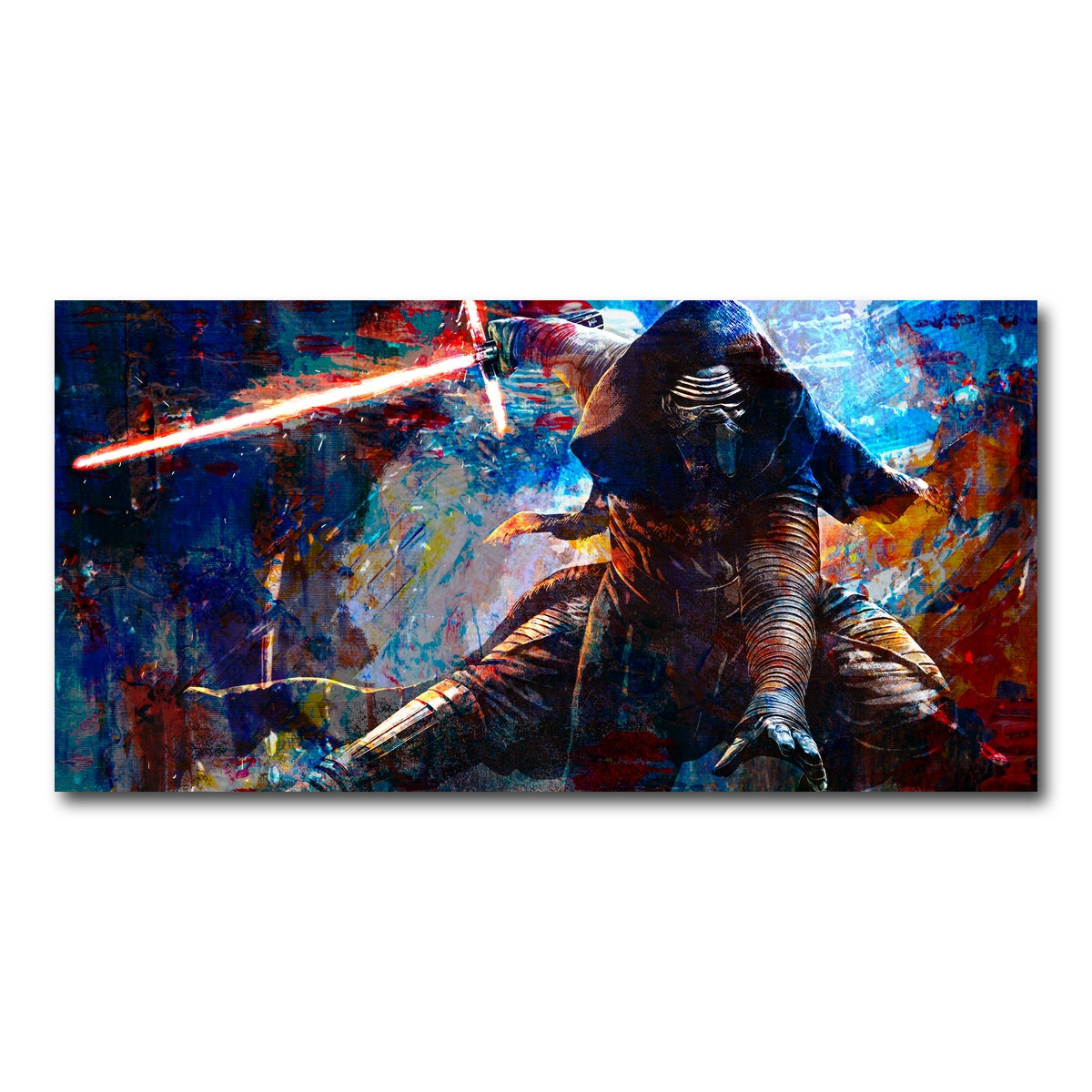 AUTO-MOCKUP WHITE | Kylo Ren Full Armor | 1 Piece | Gallery Wrap Canvas | group=2x1