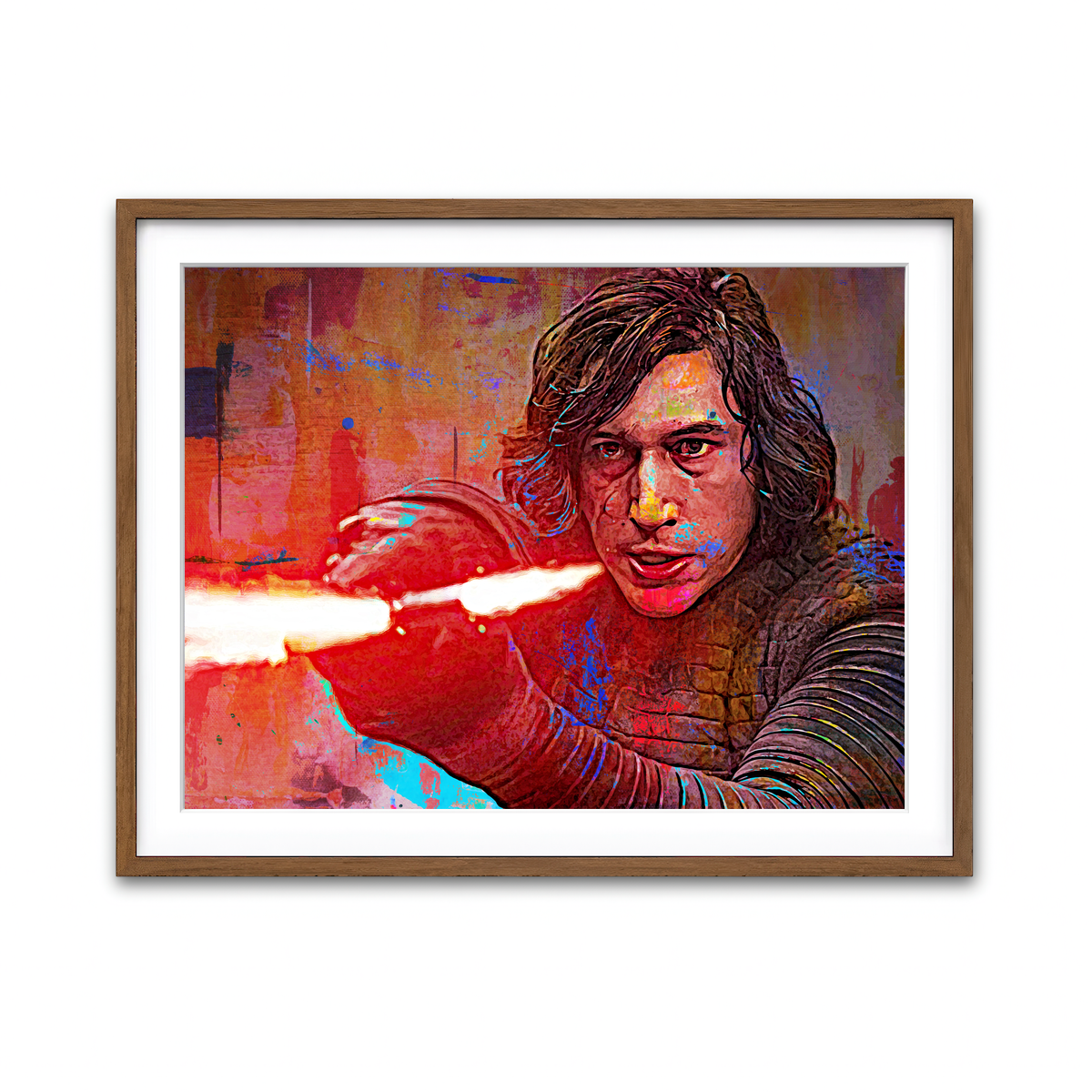 Framed Print 4x3 Walnut