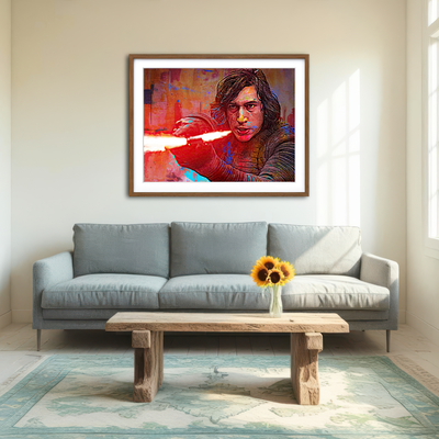 AUTO-MOCKUP ROOM | Kylo Ren Wall Art