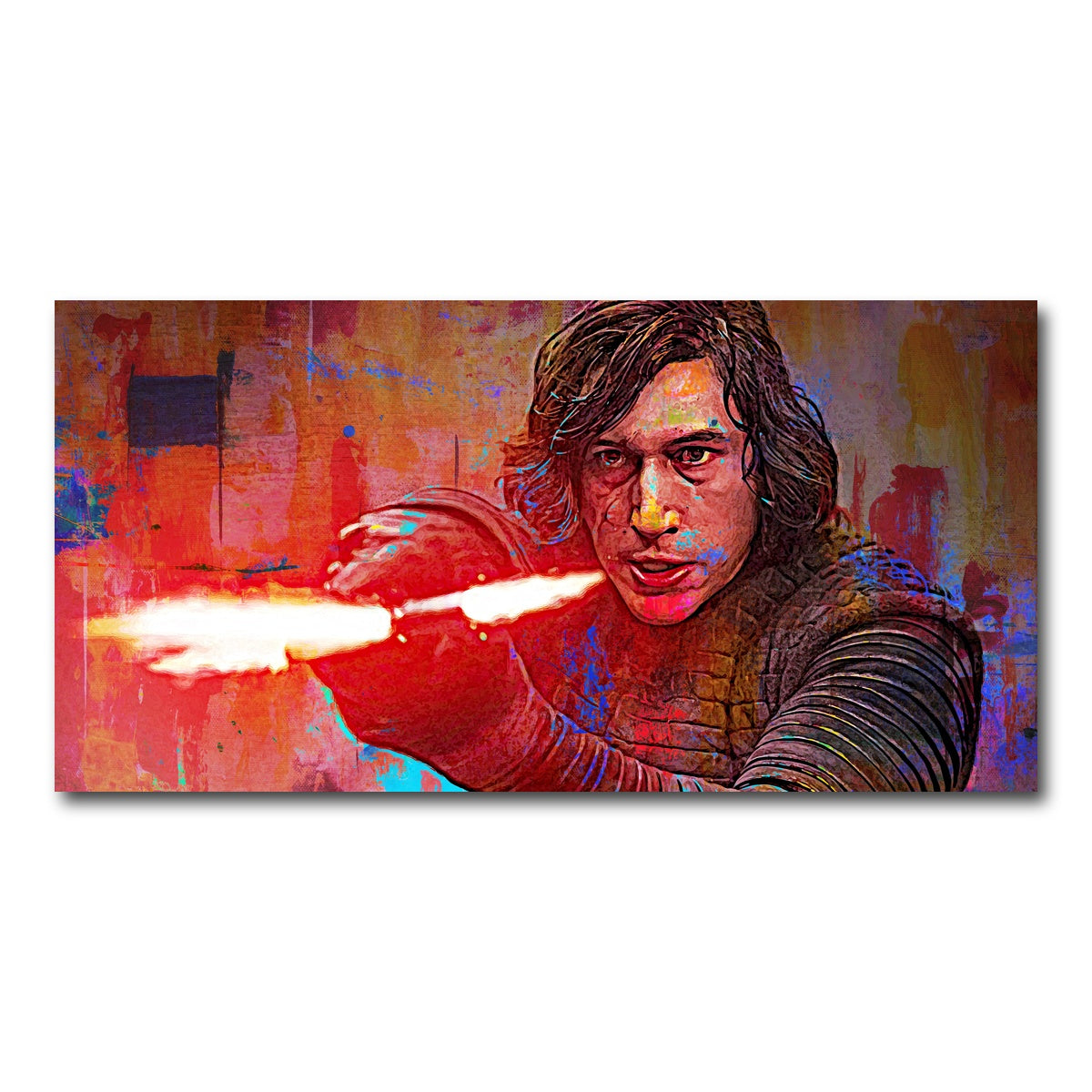 AUTO-MOCKUP WHITE | Kylo Ren | 1 Piece | Gallery Wrap Canvas | group=2x1