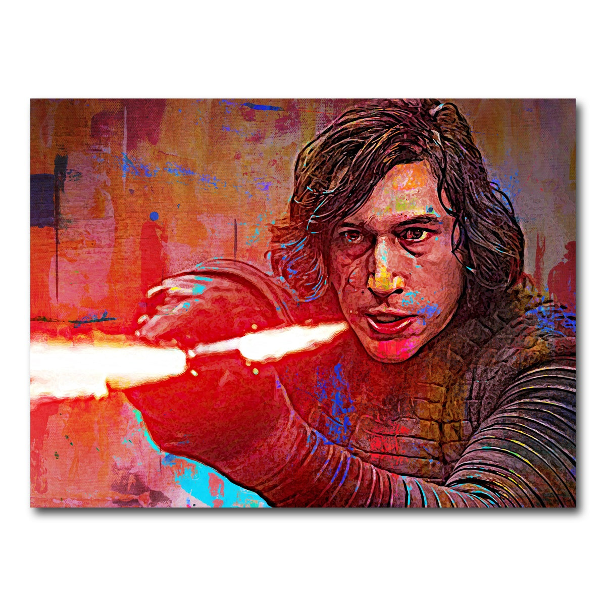 AUTO-MOCKUP WHITE | Kylo Ren | 1 Piece | Gallery Wrap Canvas | group=4x3