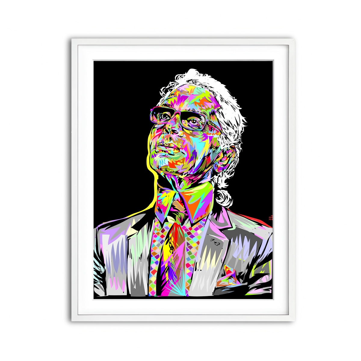 Framed Print 3x4 White