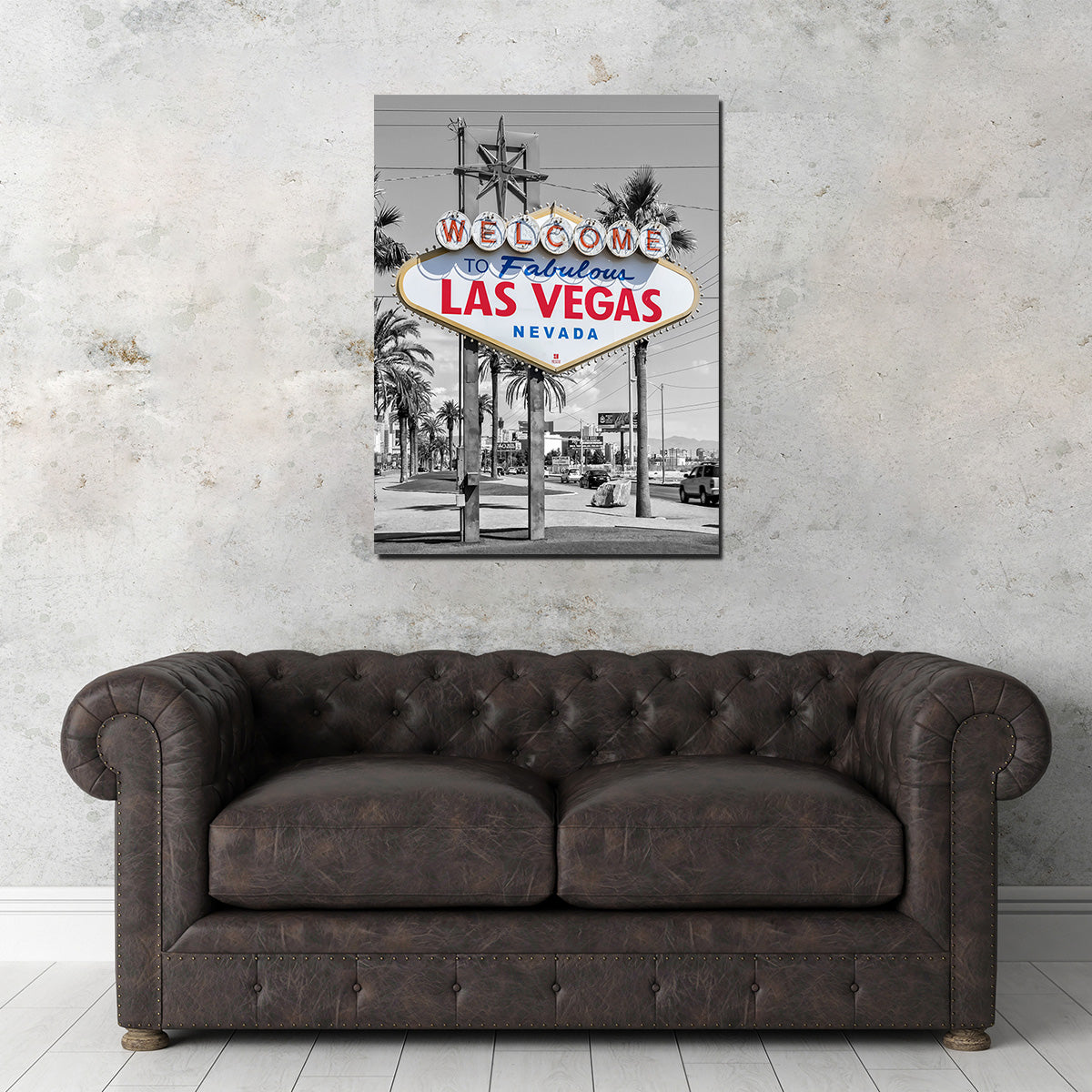 LAS VEGAS Sign - Colorkey Wall Art