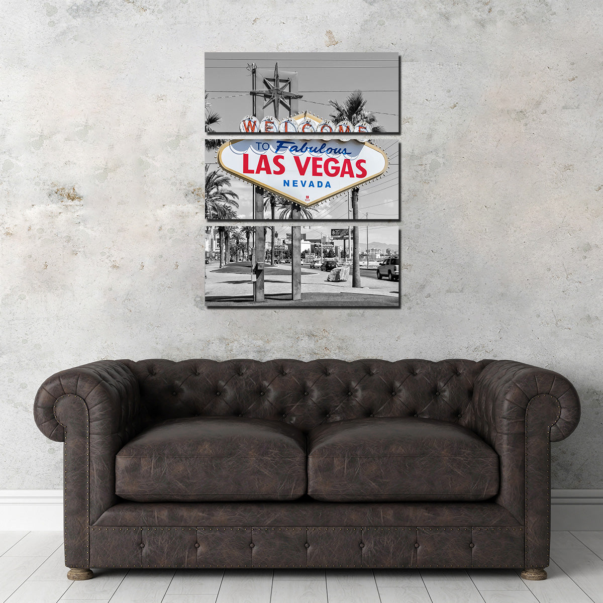 LAS VEGAS Sign - Colorkey Wall Art