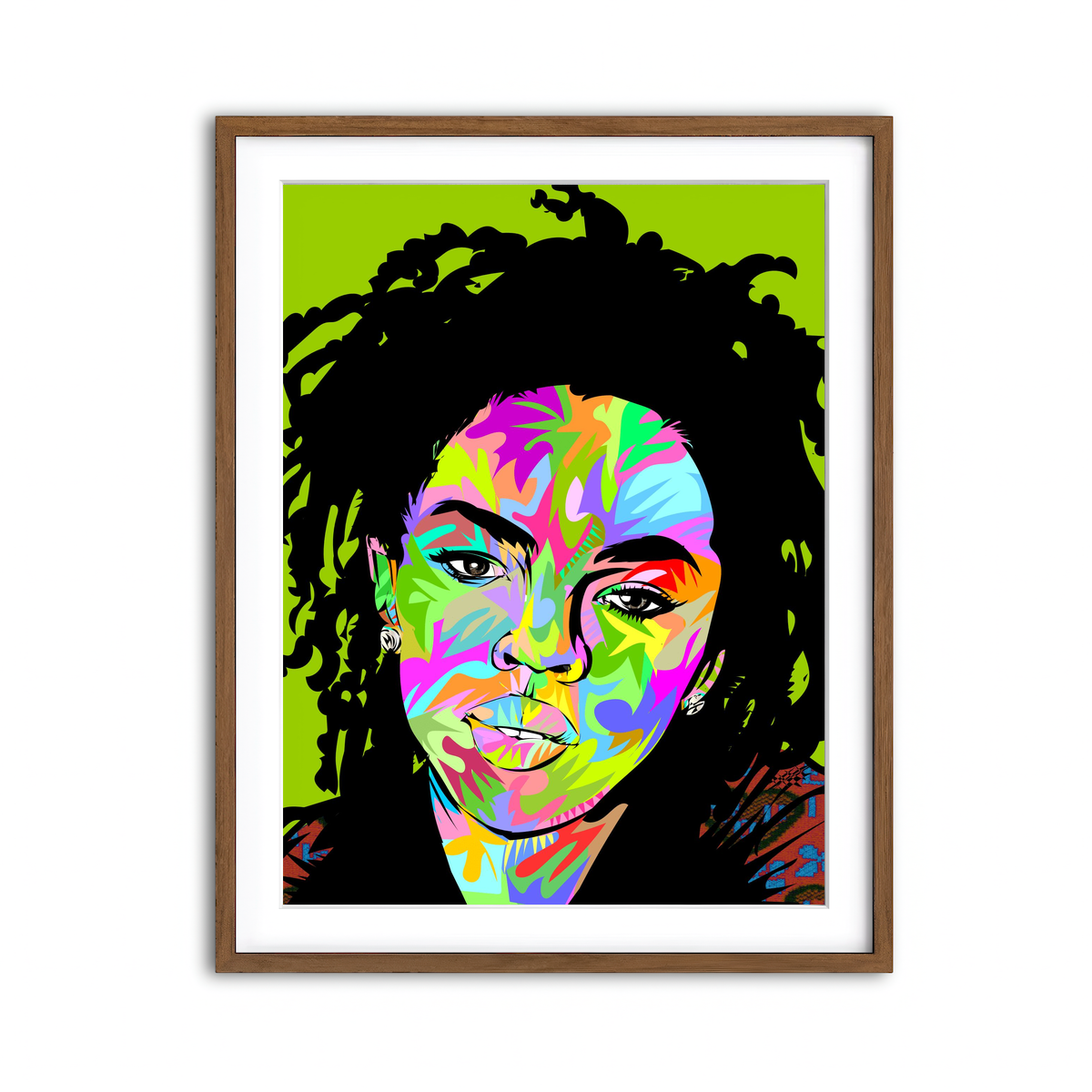 Framed Print 3x4 Walnut