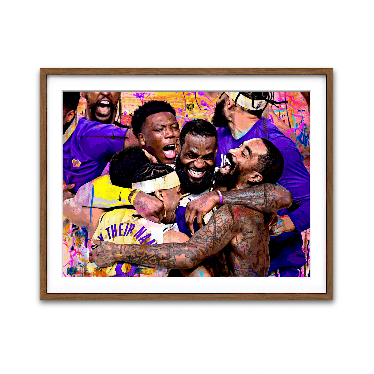 Framed Print 4x3 Walnut