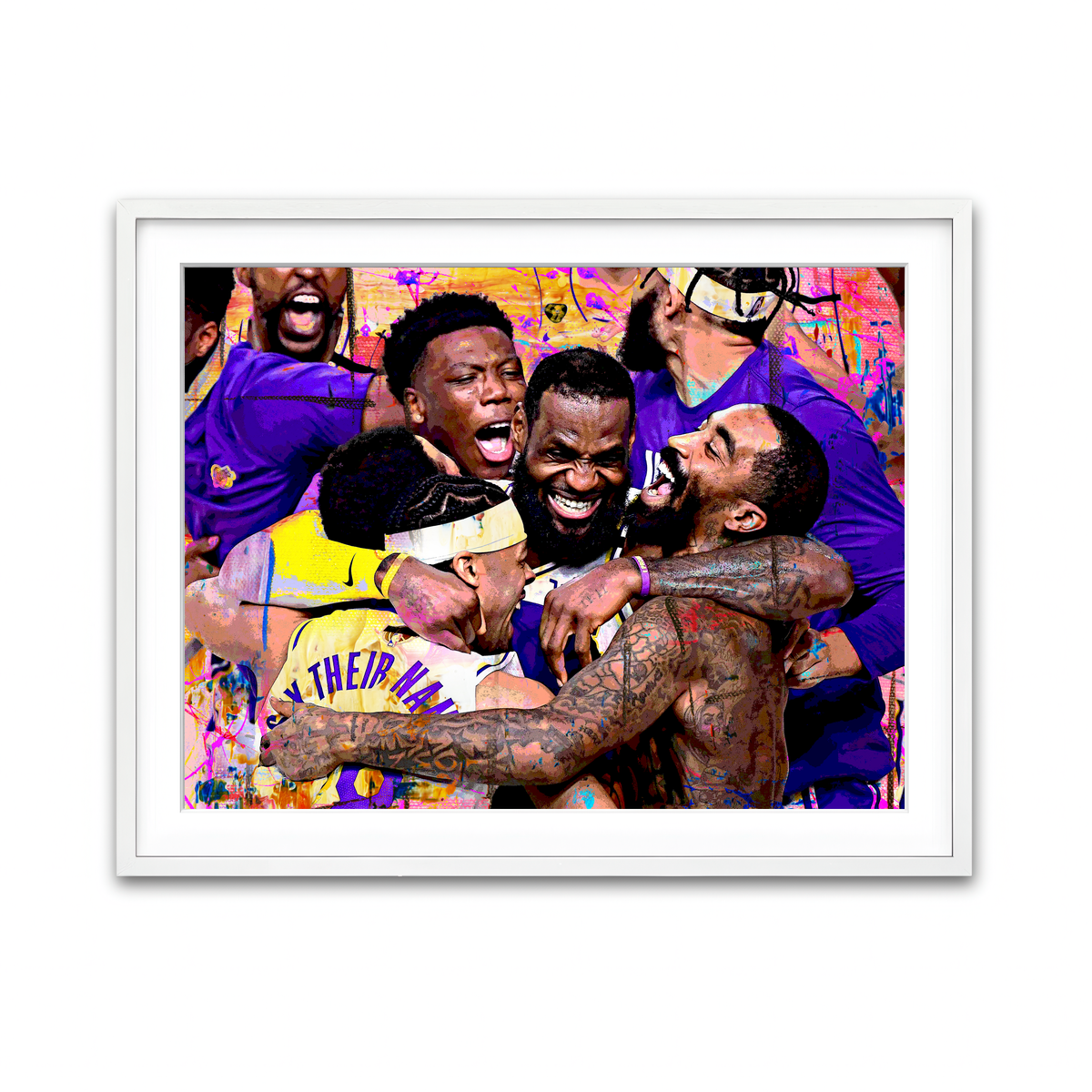 Framed Print 4x3 White