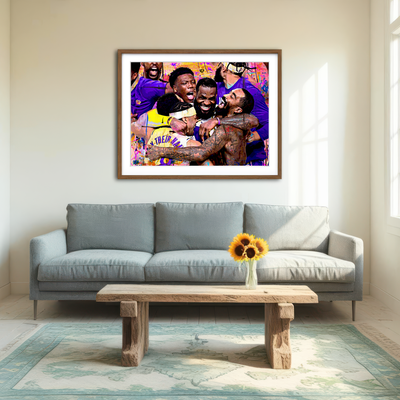 AUTO-MOCKUP ROOM | LA Celebration Wall Art