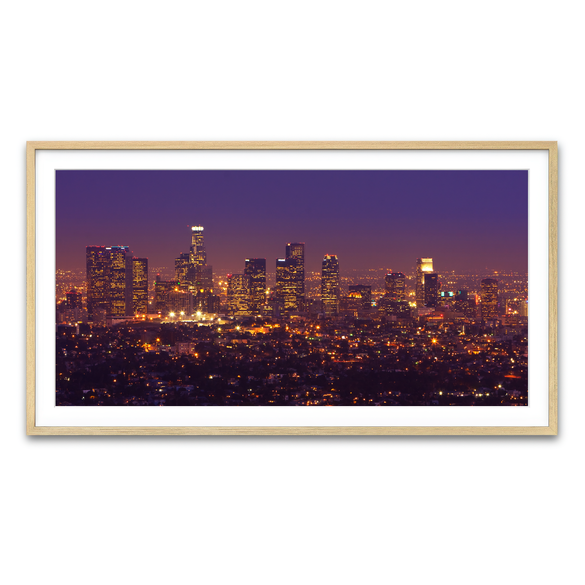 Framed Print 2x1 Natural