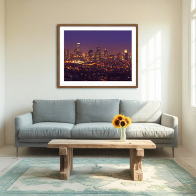AUTO-MOCKUP ROOM | LA Skyline Wall Art