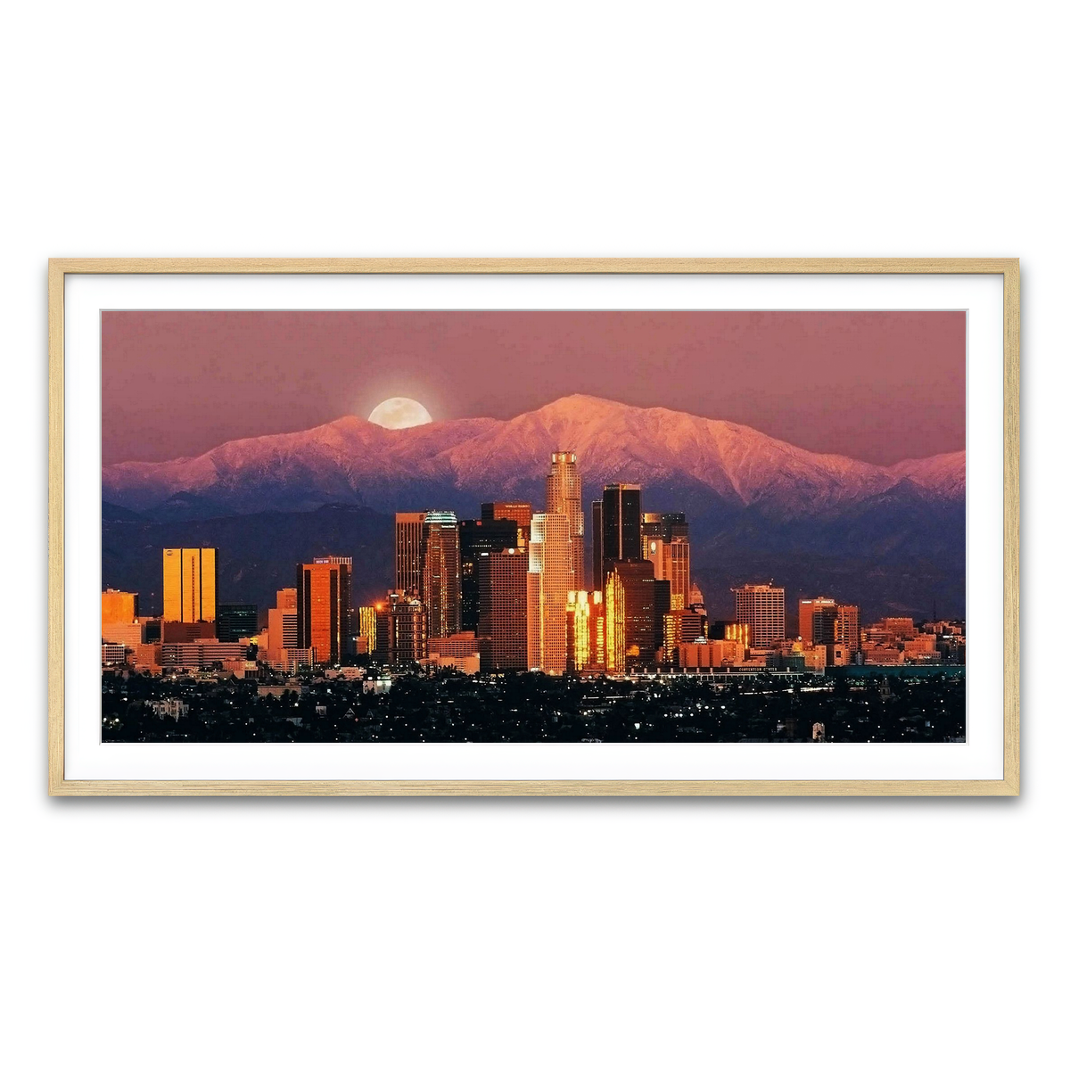 Framed Print 2x1 Natural