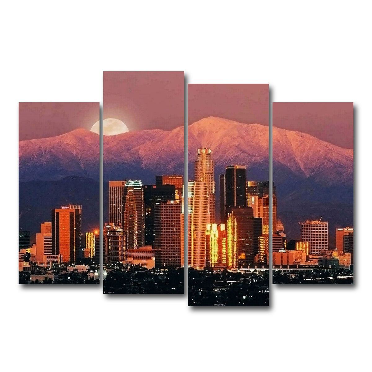 AUTO-MOCKUP WHITE | LA | 4 Piece | Gallery Wrap Canvas | group=4_normal