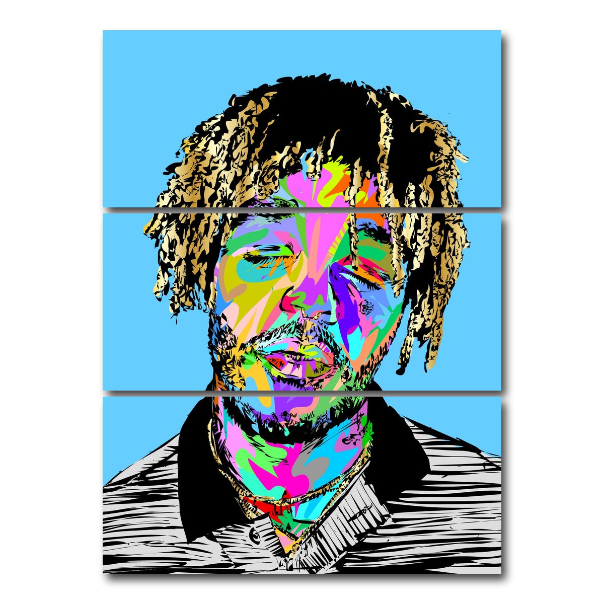 AUTO-MOCKUP WHITE | LILUZI | 3 Piece | Gallery Wrap Canvas | group=8x18_stacked