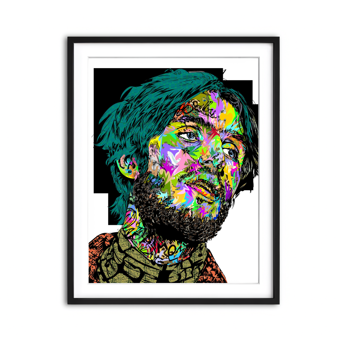 Framed Print 3x4 Black