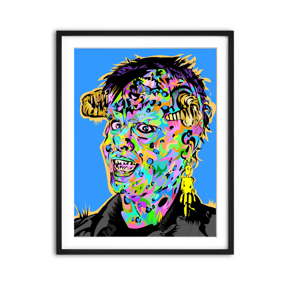 Framed Print 3x4 Black