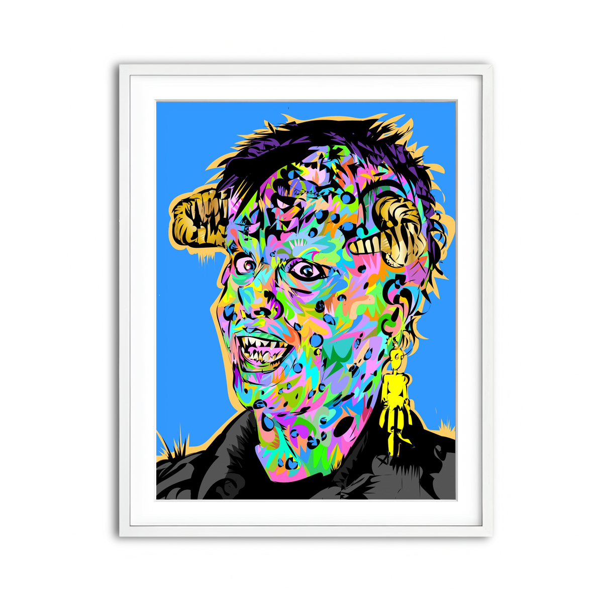 Framed Print 3x4 White