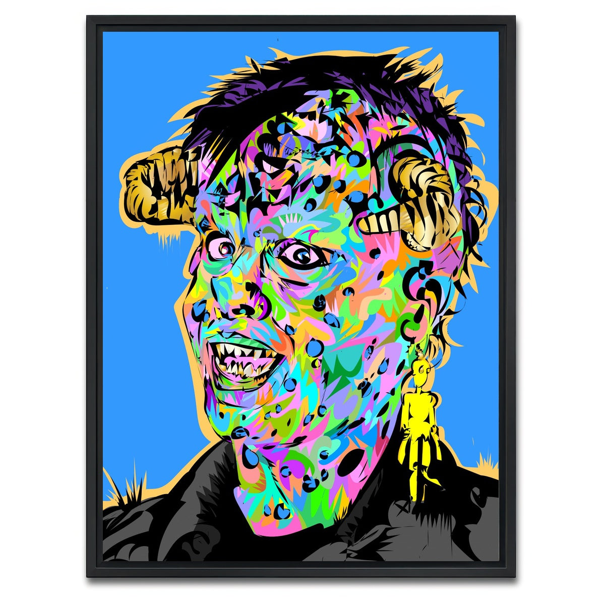 AUTO-MOCKUP WHITE | LITTLE MONSTERS | 1 Piece | Black Framed Canvas | group=3x4